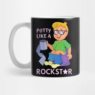 Potty Like A Rockstar Mug